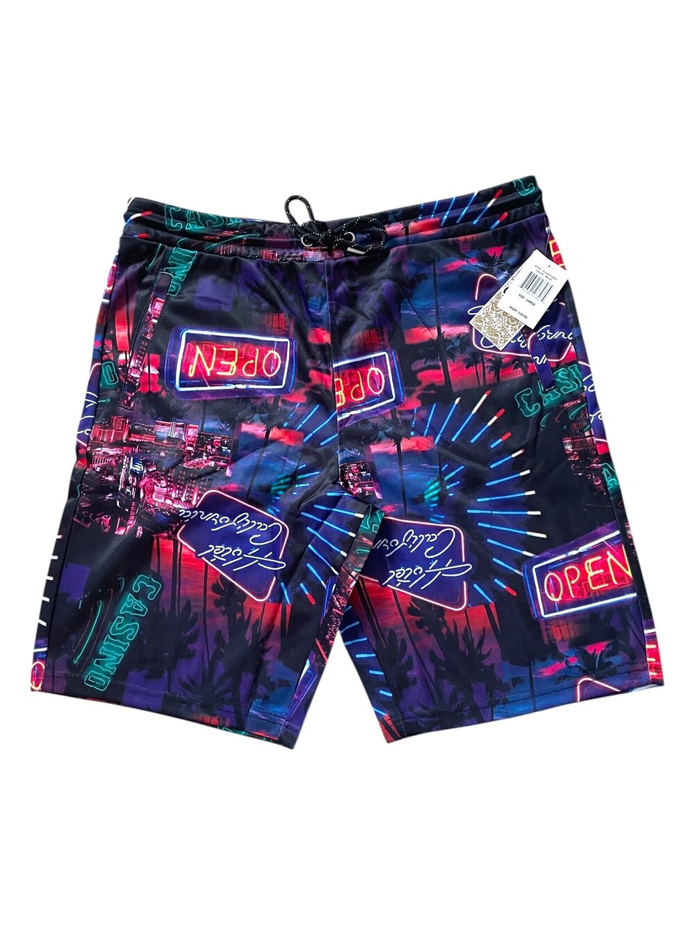 Fresh Prints of Bel Air Mens Hotel California Shorts LG NWT